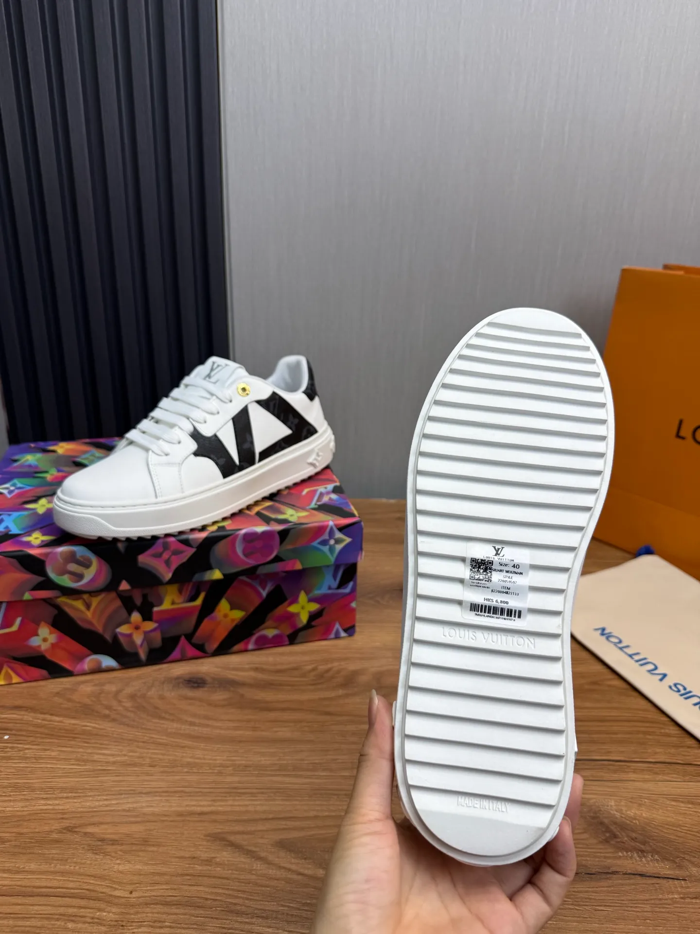 Men's shoes 💰520💰 LOUIS VUITTON [Luden Yiwei] The new trendy Lv is on the market 🎁, casual and fashionable men's shoes 👟 The upper is made of imported silk cowhide + cowhide mesh lining, the original wear-resistant rubber outsole, the version is simple and elegant, exclusive for trendy men. 38-44